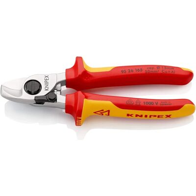 Cesoi per Cavi Knipex 95 26 165 SB con Molla di Ritorno - Cesoie Cesoi per Cavi Knipex 95 26 165 SB con Molla di Ritorno - Cesoie