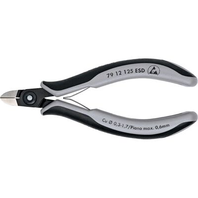 Knipex 79 12 125 ESD Präzisions-Elektronik-Seitenschneider - Seitenschneider Knipex 79 12 125 ESD Präzisions-Elektronik-Seitenschneider - Seitenschneider