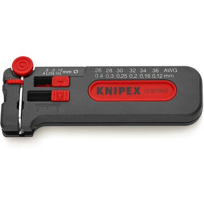 Knipex Modèle 12 80 040 SB Dénudeurs de câbles - Outil précis pour cuivre Knipex Modèle 12 80 040 SB Dénudeurs de câbles - Outil précis pour cuivre