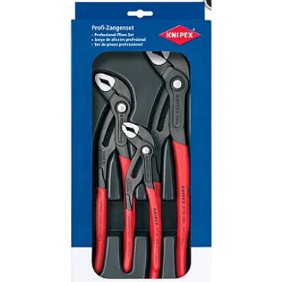 Conjunto de Alicates Cobra para Bomba de Água Knipex - 3 peças Conjunto de Alicates Cobra para Bomba de Água Knipex - 3 peças