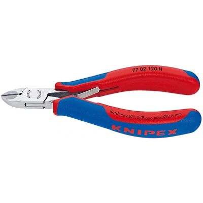 Knipex 77 02 120 H Elektronik Skæltang - Karbidkant, 120mm Knipex 77 02 120 H Elektronik Skæltang - Karbidkant, 120mm