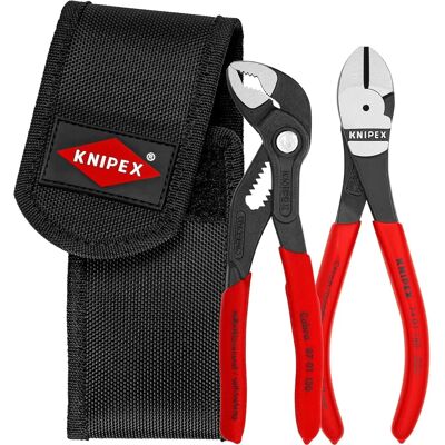 KNIPEX Mini Tangen Set - Buideltas - 2 stuks KNIPEX Mini Tangen Set - Buideltas - 2 stuks