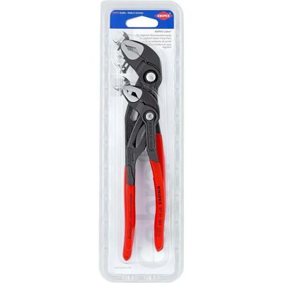 Knipex Cobra Wasserpumpenzange - Set aus 2 Stück (180mm & 250mm) Knipex Cobra Wasserpumpenzange - Set aus 2 Stück (180mm & 250mm)