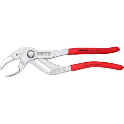 Pinze a morso per tubi Knipex 81 03 250 SB - Cromate - 250mm - Capacità 80mm Pinze a morso per tubi Knipex 81 03 250 SB - Cromate - 250mm - Capacità 80mm