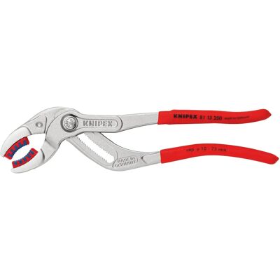 Alicates de tubo de plástico Knipex 81 13 250 SB - Cromo - 250mm Alicates de tubo de plástico Knipex 81 13 250 SB - Cromo - 250mm