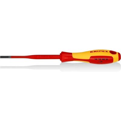 Knipex 98 20 40 SL VDE Fladskruetrækker - Slank Knipex 98 20 40 SL VDE Fladskruetrækker - Slank