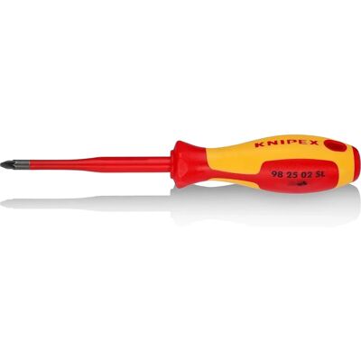 Knipex Modell 98 25 02 SL - Schlanker Pozidriv-Schraubendreher - VDE geprüft Knipex Modell 98 25 02 SL - Schlanker Pozidriv-Schraubendreher - VDE geprüft