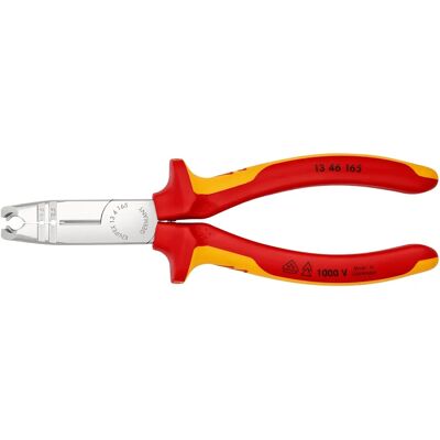 Knipex VDE Abisolierzange 165mm - Isoliert, VDE geprüft Knipex VDE Abisolierzange 165mm - Isoliert, VDE geprüft