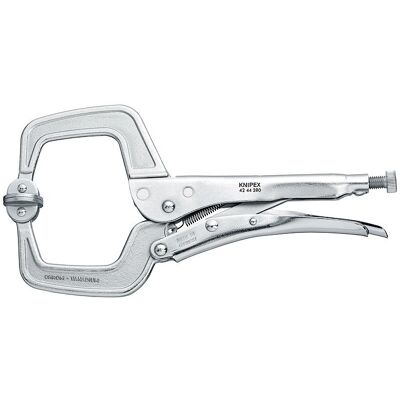 Knipex 42 44 280 Pinza a scatto - Acciaio resistente, Regolabile, Boccole mobili Knipex 42 44 280 Pinza a scatto - Acciaio resistente, Regolabile, Boccole mobili
