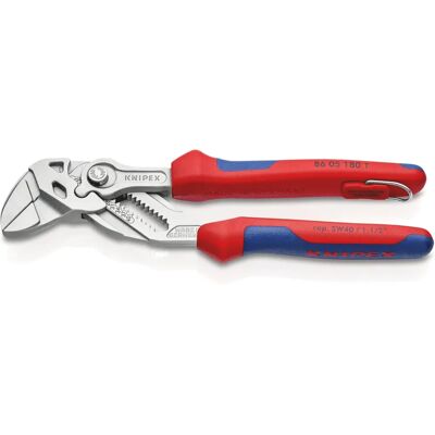 Knipex Zangenschlüssel - 180 mm - Chrom-Vanadium-Stahl - Mehrkomponenten-Griff Knipex Zangenschlüssel - 180 mm - Chrom-Vanadium-Stahl - Mehrkomponenten-Griff