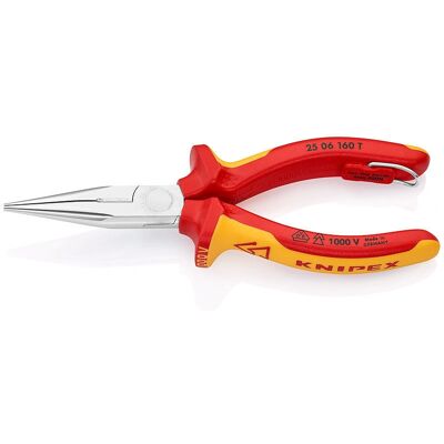 Knipex 25 06 160 T Insulated Needle-nose Pliers - Precision Electronics & Mechanics Knipex 25 06 160 T Insulated Needle-nose Pliers - Precision Electronics & Mechanics