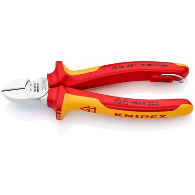 Knipex 70 06 160 T zijschaar - VDE-geïsoleerd 160mm Knipex 70 06 160 T zijschaar - VDE-geïsoleerd 160mm