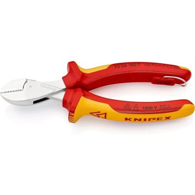 KNIPEX X-Cut diagonale snijder - Geïsoleerd VDE - 160mm KNIPEX X-Cut diagonale snijder - Geïsoleerd VDE - 160mm