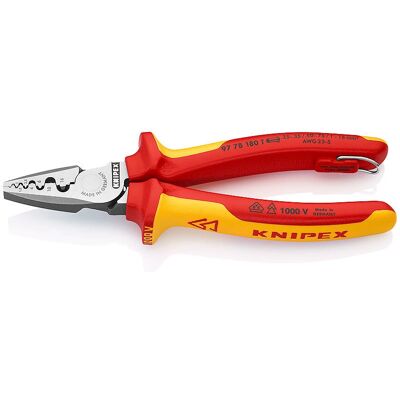 Knipex 97 78 180 T VDE Krimptång - Kabelpress Knipex 97 78 180 T VDE Krimptång - Kabelpress