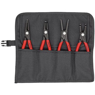 Knipex 00 19 57 V01 Alicates de precisão para anéis - Conjunto de 4 peças Knipex 00 19 57 V01 Alicates de precisão para anéis - Conjunto de 4 peças