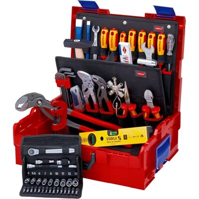 Knipex Modell 00 21 19 LB S Werkzeugsatz - Sanitär, 52 Werkzeuge Knipex Modell 00 21 19 LB S Werkzeugsatz - Sanitär, 52 Werkzeuge