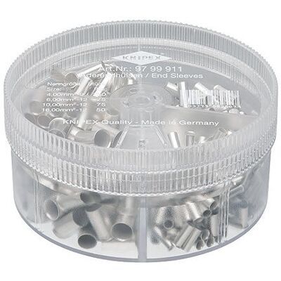 Knipex 97 99 911 Wire Connector - Assorted Ferrules, Silver Knipex 97 99 911 Wire Connector - Assorted Ferrules, Silver