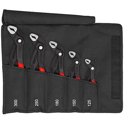 Knipex Cobra - Waterpomp tangenset 5 stuks - Waterpomp tang Knipex Cobra - Waterpomp tangenset 5 stuks - Waterpomp tang