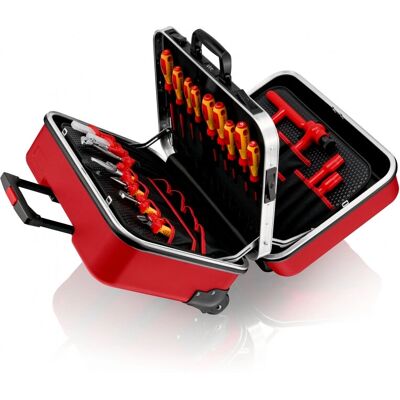 Knipex 98 99 15 Työkalulaukku - ABS, alumiini, punainen Knipex 98 99 15 Työkalulaukku - ABS, alumiini, punainen