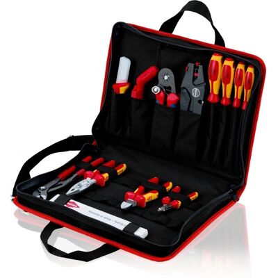 Knipex 00 21 11 Compacte Gereedschapskoffer Zwart Rood - Gereedschap opslag Knipex 00 21 11 Compacte Gereedschapskoffer Zwart Rood - Gereedschap opslag