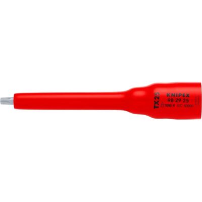 Knipex 98 29 25 - Steckschlüsseleinsatz TX25 - 3/8" Isoliert 1000V Knipex 98 29 25 - Steckschlüsseleinsatz TX25 - 3/8" Isoliert 1000V