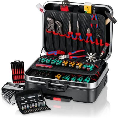 Knipex 00 21 06 M Elektriker Werkzeugkoffer - 90 Werkzeuge Knipex 00 21 06 M Elektriker Werkzeugkoffer - 90 Werkzeuge