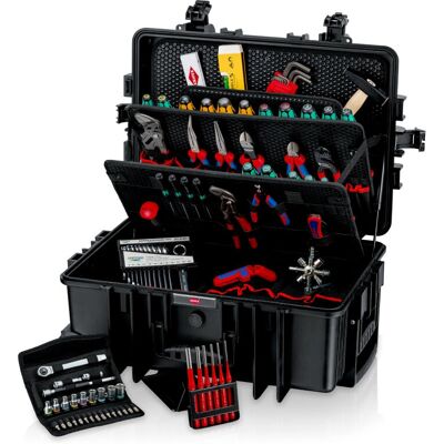 Knipex Robuste Move Werkzeugkoffer - Mechanisch, Schwarz, 45L Knipex Robuste Move Werkzeugkoffer - Mechanisch, Schwarz, 45L