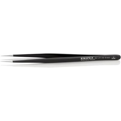 Knipex 92 21 03 ESD Stainless Steel Tweezers Knipex 92 21 03 ESD Stainless Steel Tweezers