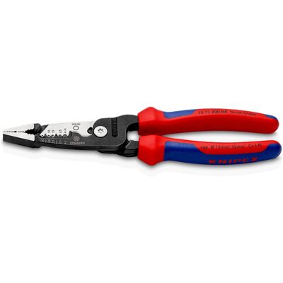 Knipex 13 72 200 ME Kabelschneider - Multi-Funktion, Schwarz, Blau, Rot Knipex 13 72 200 ME Kabelschneider - Multi-Funktion, Schwarz, Blau, Rot