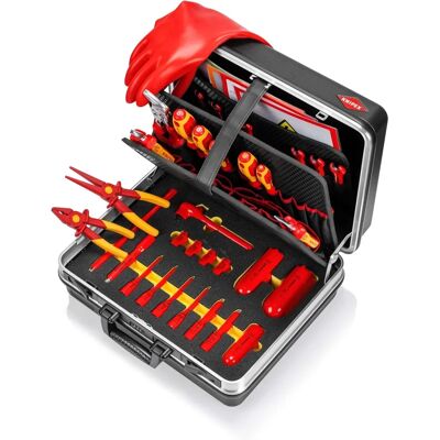 Knipex Basic E-Mobilität Werkzeugkoffer - Isolierte Elektrowerkzeuge Knipex Basic E-Mobilität Werkzeugkoffer - Isolierte Elektrowerkzeuge