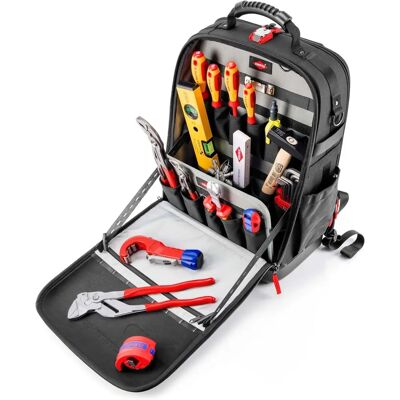 Sac à dos d'outillage Knipex Module X18 Sanitaire - 17 pièces - Publicité Sac à dos d'outillage Knipex Module X18 Sanitaire - 17 pièces - Publicité