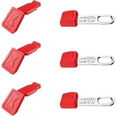 KNIPEX KN 00 63 06 TCR - 3 units: Red ColorClip + TetheredTool pliers KNIPEX KN 00 63 06 TCR - 3 units: Red ColorClip + TetheredTool pliers