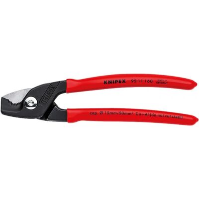 Knipex Modell 160 - Präzisionskabelsax för koppar & aluminium Knipex Modell 160 - Präzisionskabelsax för koppar & aluminium