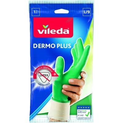 Vileda Dermo Plus L Nitrile-käsineet - Kemikaalien kestävät Vileda Dermo Plus L Nitrile-käsineet - Kemikaalien kestävät
