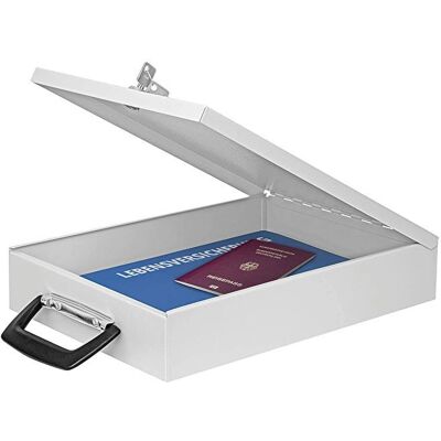 Wedo 102 1537 Cassaforte con lucchetto - Acciaio, Bianco - Sicurezza Wedo 102 1537 Cassaforte con lucchetto - Acciaio, Bianco - Sicurezza