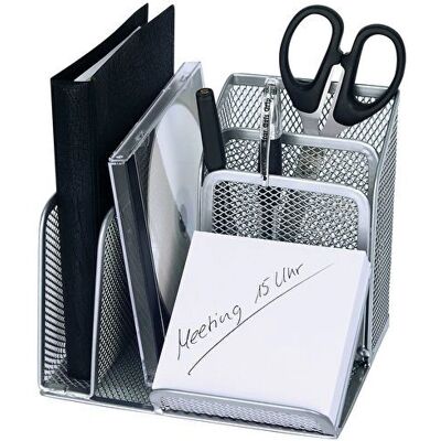 Wedo Model 65554 Zilveren Bureaublad Organizer Set Wedo Model 65554 Zilveren Bureaublad Organizer Set