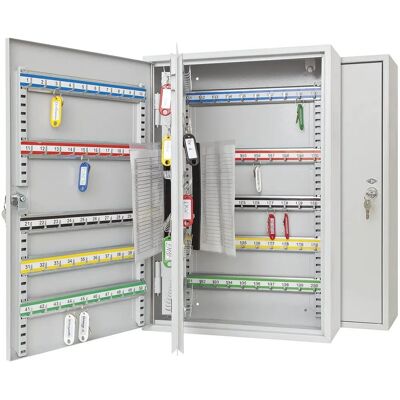 WEDO 10272037X Key Cabinet - Holds 200 Keys, Steel, Gray WEDO 10272037X Key Cabinet - Holds 200 Keys, Steel, Gray