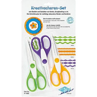 Wedo 771933 Kreatív olló szett - 3 db, 16cm Wedo 771933 Kreatív olló szett - 3 db, 16cm