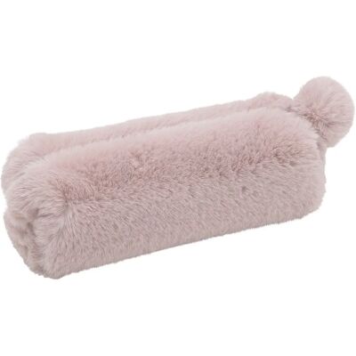 Trousse Wedo Fluffy - En peluche rose Trousse Wedo Fluffy - En peluche rose