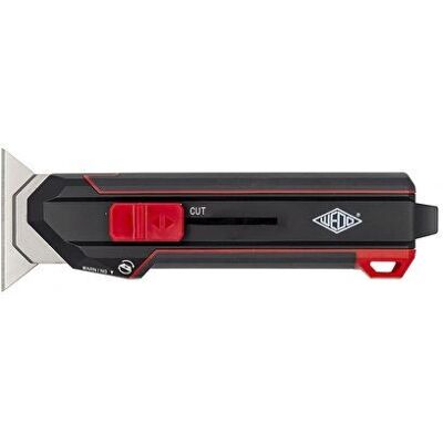 Couteau utilitaire Wedo 78 822 - Noir, Rouge - Cutter et Spatule précis - Publicité Couteau utilitaire Wedo 78 822 - Noir, Rouge - Cutter et Spatule précis - Publicité