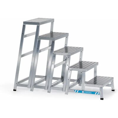 Zarges Modularbeitspodest - 5. Stufe, Plattform 555mm, Stufe 250mm Zarges Modularbeitspodest - 5. Stufe, Plattform 555mm, Stufe 250mm