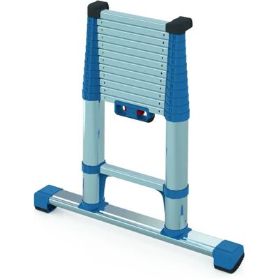 Zarges Compactstep L Teleskopleiter - 3,8m - Aluminium Zarges Compactstep L Teleskopleiter - 3,8m - Aluminium
