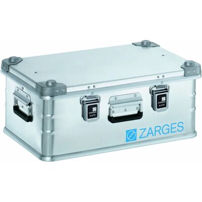 ZARGES Skrzynka transportowa - Aluminium, 42L, Solidna, Srebrna ZARGES Skrzynka transportowa - Aluminium, 42L, Solidna, Srebrna