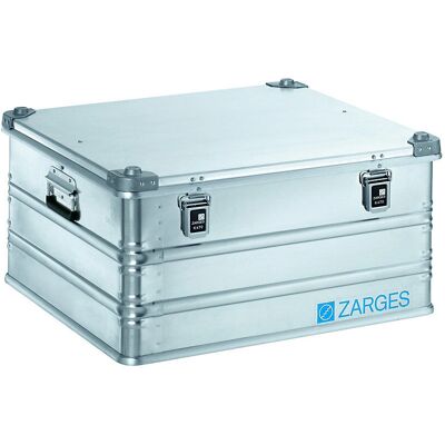 ZARGES Scatola di Trasporto in Alluminio - 150L, Solida, Argento ZARGES Scatola di Trasporto in Alluminio - 150L, Solida, Argento