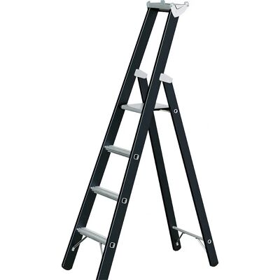ZARGES Schwere Einseitige Leiter - 4 Sprosse mit Plattform ZARGES Schwere Einseitige Leiter - 4 Sprosse mit Plattform