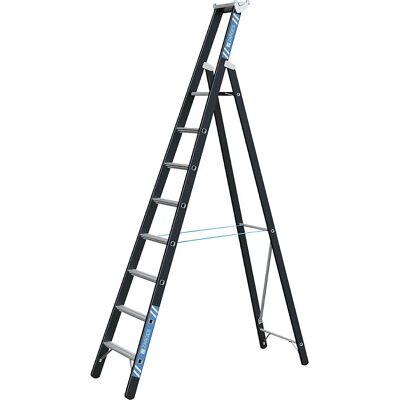 ZARGES Escalera de tijera para cargas pesadas - 8 peldaños ZARGES Escalera de tijera para cargas pesadas - 8 peldaños