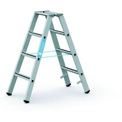 Zarges Modell 1150mm Aluminium Doppelseitige Stehleiter - Stehleiter Zarges Modell 1150mm Aluminium Doppelseitige Stehleiter - Stehleiter