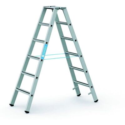 Zarges Modell Z600 Aluminium 2x6 Stufen Stehleiter Zarges Modell Z600 Aluminium 2x6 Stufen Stehleiter