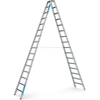 Zarges Aluminium Stehleiter 2x16 R13 - Anlegeleiter - Sicherheitsstufe Zarges Aluminium Stehleiter 2x16 R13 - Anlegeleiter - Sicherheitsstufe