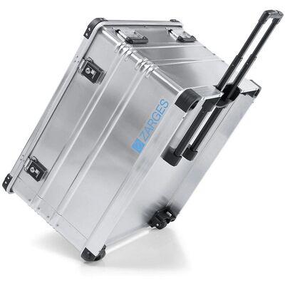 Zarges Aluminium Transportkoffer K 424 XC - Stapelbar, 50mm Räder Zarges Aluminium Transportkoffer K 424 XC - Stapelbar, 50mm Räder